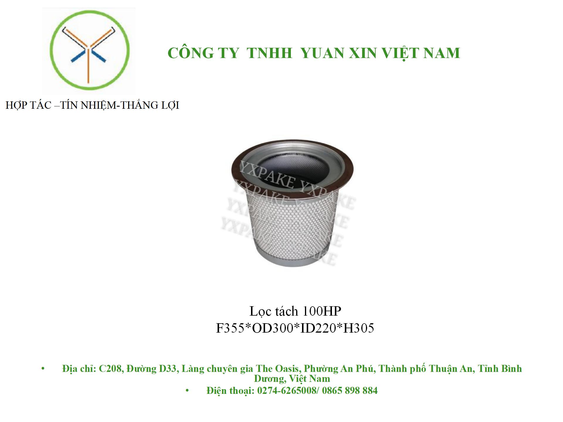 mẫu lọc tách trong8